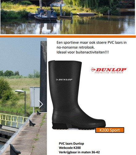 Afbeelding laden in galerijviewer, Dunlop k200111 pvc sportlaars zwart | zwart | maat 37 - 8713197369257
