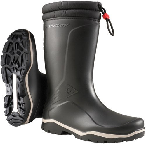 Dunlop k400061 blizzard gevoerde winterlaars pvc zwart - maat 47 - 15.032.076.47
