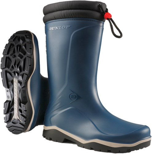 Dunlop k454061 blizzard gevoerde winterlaars pvc blauw - maat 40 - 15.032.075.40