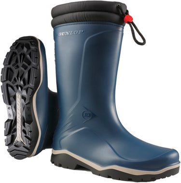 Dunlop k454061 blizzard gevoerde winterlaars pvc blauw - maat 44 - 15.032.075.44