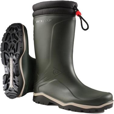 Dunlop k486061 blizzard gevoerde winterlaars pvc groen - maat 37 - 15.032.073.37
