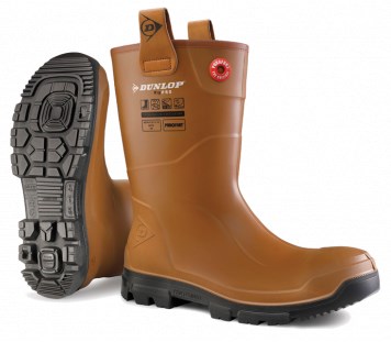 Load image into Gallery viewer, Dunlop lj2hr42 purofort rigpro s5 | bruin | maat 46 - 8713197053293
