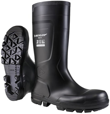 Dunlop nb2hd01 work it pvc laars s5 | zwart | maat 48 - 8713197371939