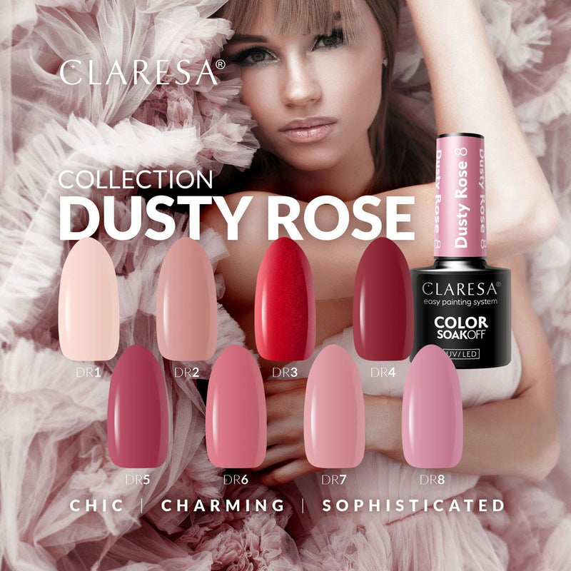 Load image into Gallery viewer, Claresa uv led gellak 5ml dusty rose 1

