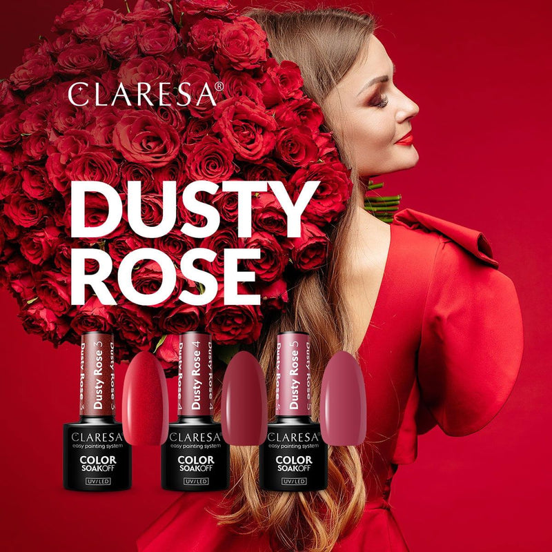 Load image into Gallery viewer, Claresa uv led gellak 5ml dusty rose 4
