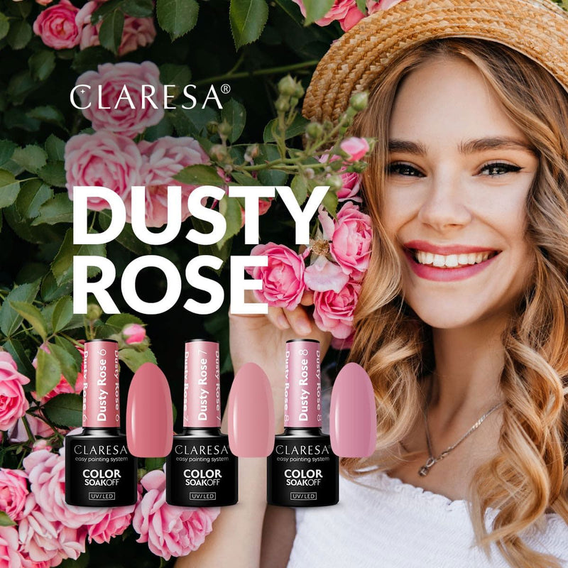 Load image into Gallery viewer, Claresa uv led gellak 5ml dusty rose 8
