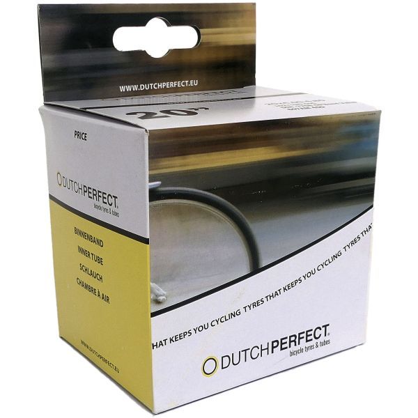 Load image into Gallery viewer, Dutchperfect binnenband dutch perfect fatbike 20 x 4.00 40-540 mm av gebogen 45° - zwart
