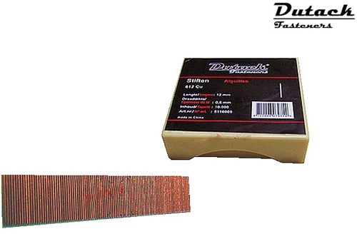 Afbeelding laden in galerijviewer, Dutack stift 0,60 cu 12 mm doos 10 duizend (pin) - 5116005
