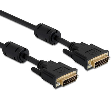 Delock dvi 24+5 kabel (zwart, 1 meter)