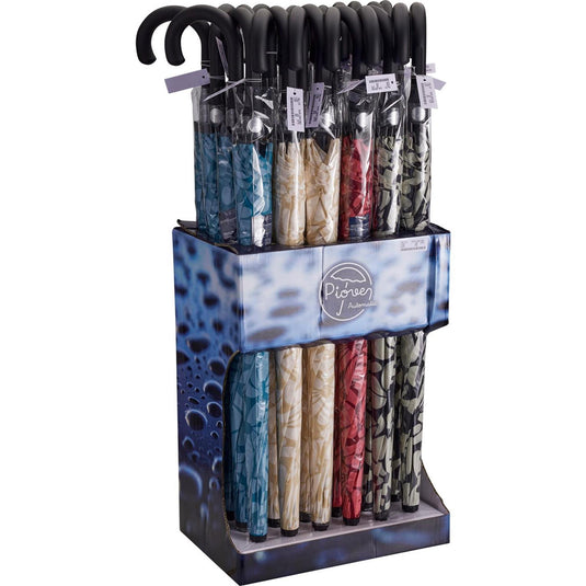 Stokparaplu polyester 4 assorti