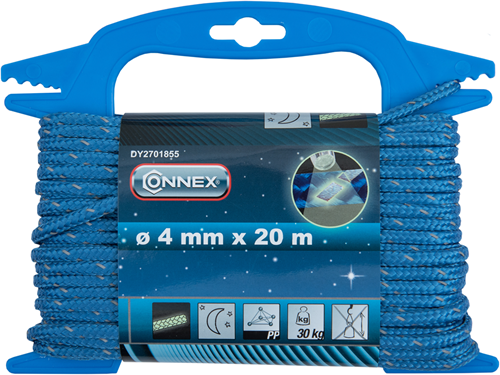 Load image into Gallery viewer, Connex pp touw 4mm 30kg fluo bl haspel 20m - dy2701855
