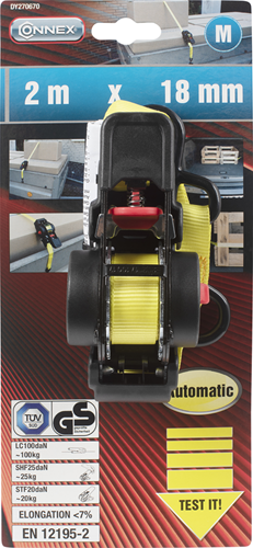 Load image into Gallery viewer, Connex spanband auto 18mmx2m pes 100kg - dy270670
