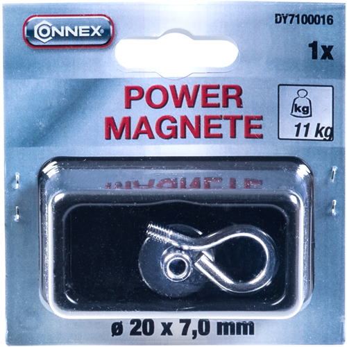 Load image into Gallery viewer, Connex magneet neodym oog d20 11kg - dy7100016

