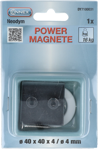 Load image into Gallery viewer, Connex magneet neodym sl hoekig 40x40 - dy7100031
