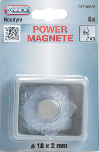 Load image into Gallery viewer, Connex magneet neodym innaaibaar rond 8st - dy7100036
