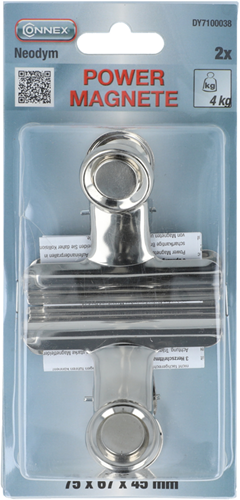 Load image into Gallery viewer, Connex magneet neodym clip 4kg 2st - dy7100038
