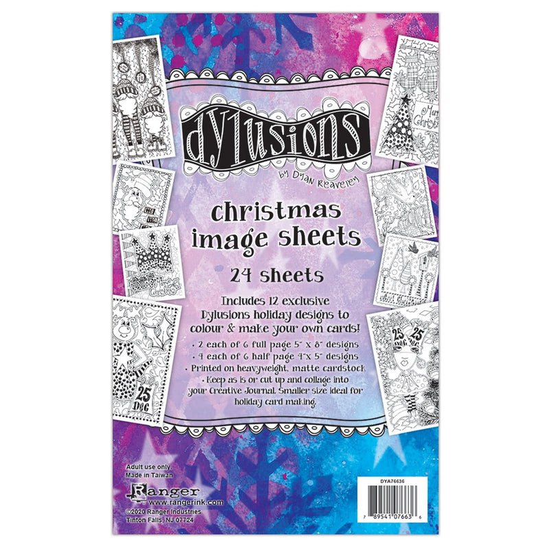 Load image into Gallery viewer, Ranger ink ranger • dylusions image sheets holiday
