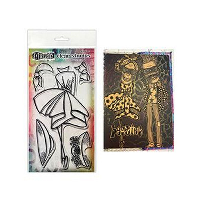 Load image into Gallery viewer, Ranger ink ranger • dylusions couture clear stamps walk in the park
