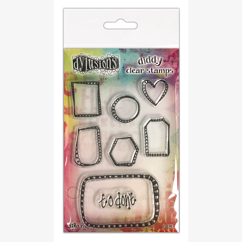 Load image into Gallery viewer, Ranger ink ranger • dylusions diddy clear stamps box it up
