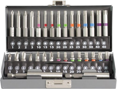 Dynaplus bitset prof 32-delig dyna kleurbandjes metalen verpakking - 8938.00.00700