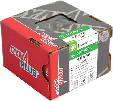 Dynaplus constructieschroef ar-coating platkop deeldraad +snijpunt torx tx30 6.0x90 45 | 100 stuks - 0281.08.50501