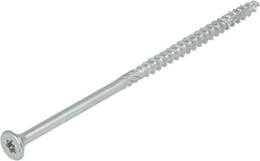 Dynaplus constructieschroef verzinkt platkop deeldraad +snijpunt torx tx30 6.0x140 70 | 100 stuks - 0281.01.51001