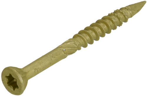Afbeelding laden in galerijviewer, Dynaplus glaslatschroef ar-bronze platkop deeldraad-75° torx tx15 3.5x40 22 | 200 stuks - 0287.08.17601
