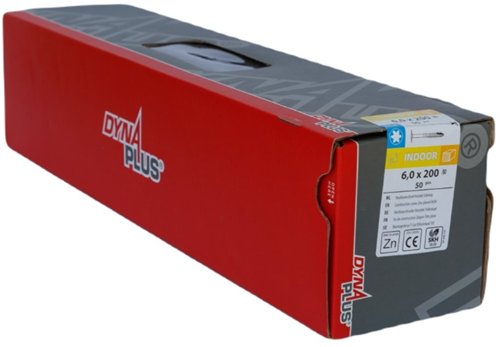 Afbeelding laden in galerijviewer, Dynaplus houtbouwschroef verzinkt tellerkop deeldraad +snijpunt torx tx30 6.0x200 80 | 50 stuks - 0286.01.51401
