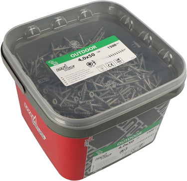 Dynaplus unischroef spaanplaatschroef ar-coating platkop deeldraad +snijpunt torx tx30 6.0x120 70 | 200 stuks - 0289.14.50801