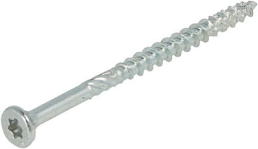 Dynaplus unischroef spaanplaatschroef verzinkt platkop deeldraad torx tx20 4.0x60 35 | 200 stuks - 0281.01.26001