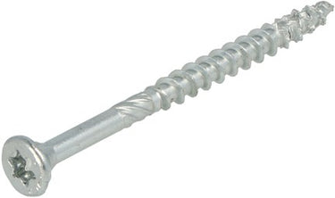 Dynaplus unischroef spaanplaatschroef verzinkt platkop deeldraad torx tx25 4.5x60 35 | 200 stuks - 0281.01.34001
