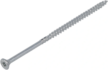 Dynaplus unischroef spaanplaatschroef verzinkt platkop deeldraad torx tx25 5.0x80 42 | 200 stuks - 0281.01.42401