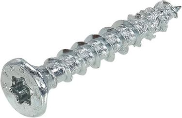 Dynaplus unischroef spaanplaatschroef vz (verzinkt) pk (platkop) torx tx15 3.5x12 | 200 stuks - 0281.01.16401