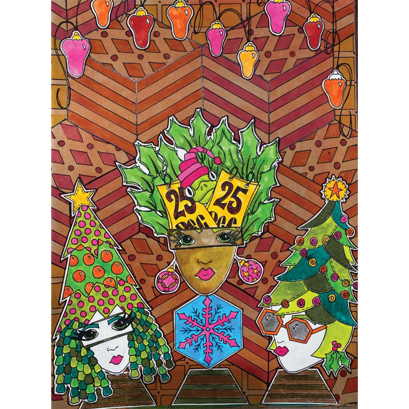 Load image into Gallery viewer, Ranger ink ranger • dylusions stamp collection hats off to christmas
