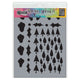 Ranger ink ranger • dylusions stencil tree border