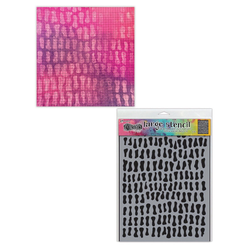 Load image into Gallery viewer, Ranger ink ranger • dylusions stencils golden nuggets large

