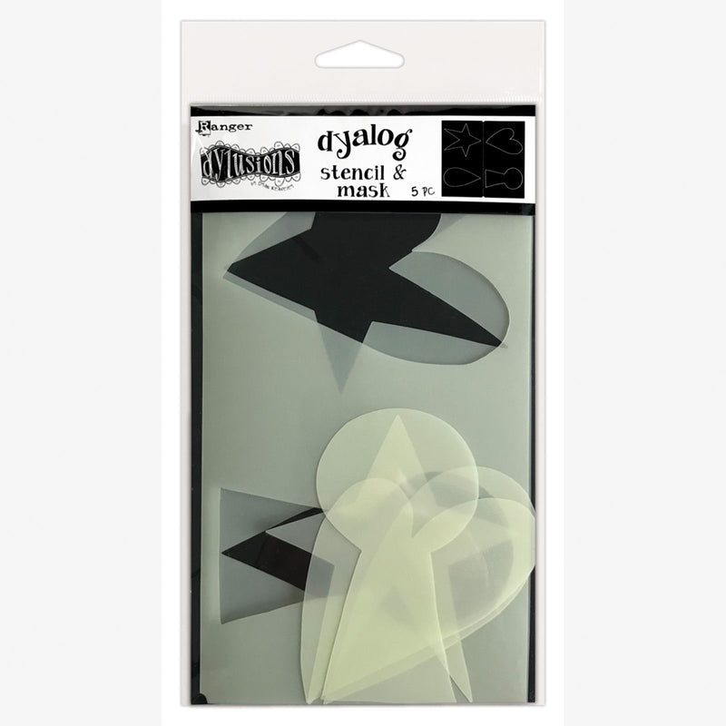 Load image into Gallery viewer, Ranger ink ranger • dylusions dyalog stencil mask it
