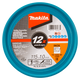 Makita doorslijps. 115x1.0mm rvs 12st - e-03034-12