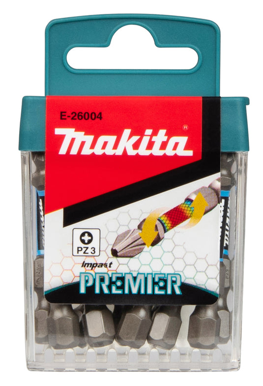 Imp makita accessoires slagschroefbits pz3x50mm | act premier | 10 stuks - e-26004