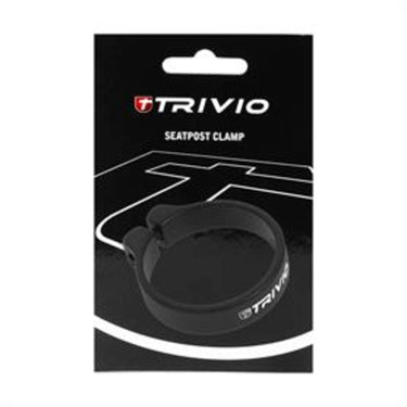 Trivio - zadelpenstopper aluminium zwart 27.2mm