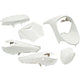 Edge plaatset 6-delig voor peugeot vivacity tot bouwjaar 2008 - glanzend wit