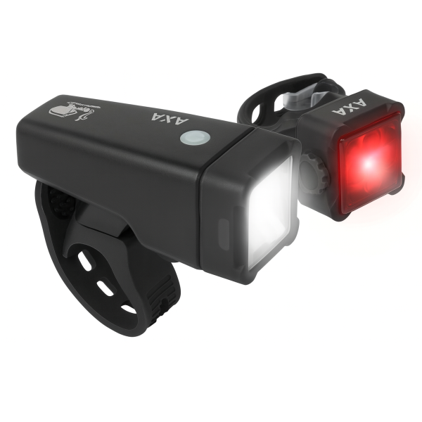 Load image into Gallery viewer, Axa verlichtingsset niteline t4-r usb (op kaart)
