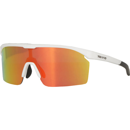 Trivio - fietsbril noa wit revo rood met extra transparante lens
