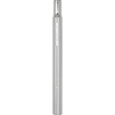 Zadelpen kaars Ergotec Candle ø27.2mm x 300mm CNC aluminium - zilver