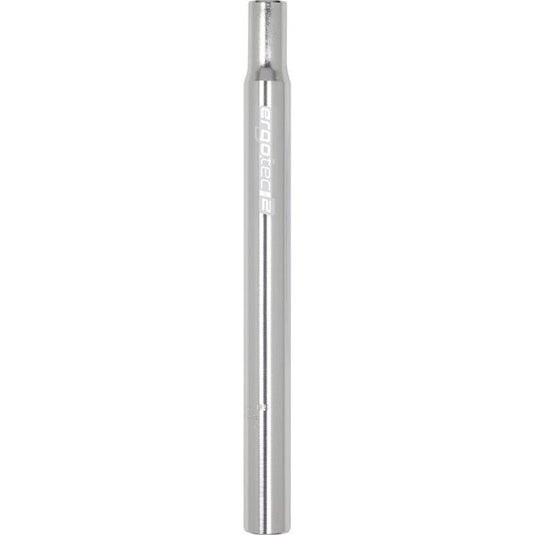 Zadelpen kaars Ergotec Candle ø27.2mm x 300mm CNC aluminium - zilver