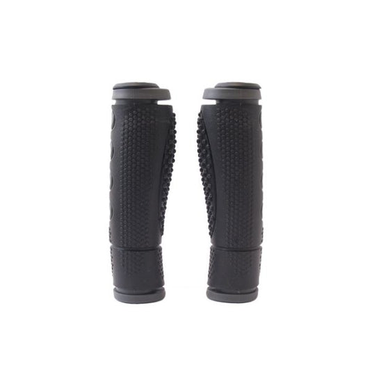 Marwi handvatset sportief zwart grijs 128mm 2-componenten , 1-kant open