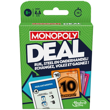 Hasbro monopoly deal kaartspel - nederlandse editie