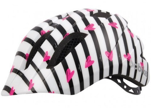 children's helmet bobike plus pinky zebras (52-56cm) white