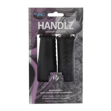 Velo Handvat Leer Ergo 92 135mm Zwart