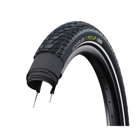 Schwalbe buitenband Pick-Up Perf SD Twinskin 27.5 x 2.60 zw refl